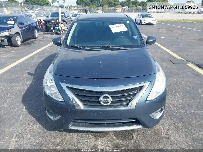 3N1CN7AP6HL859906 2017 Nissan Versa 1.6 Sv