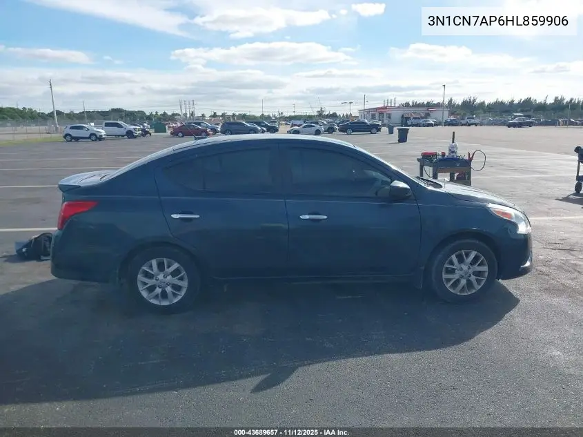 3N1CN7AP6HL859906 2017 Nissan Versa 1.6 Sv