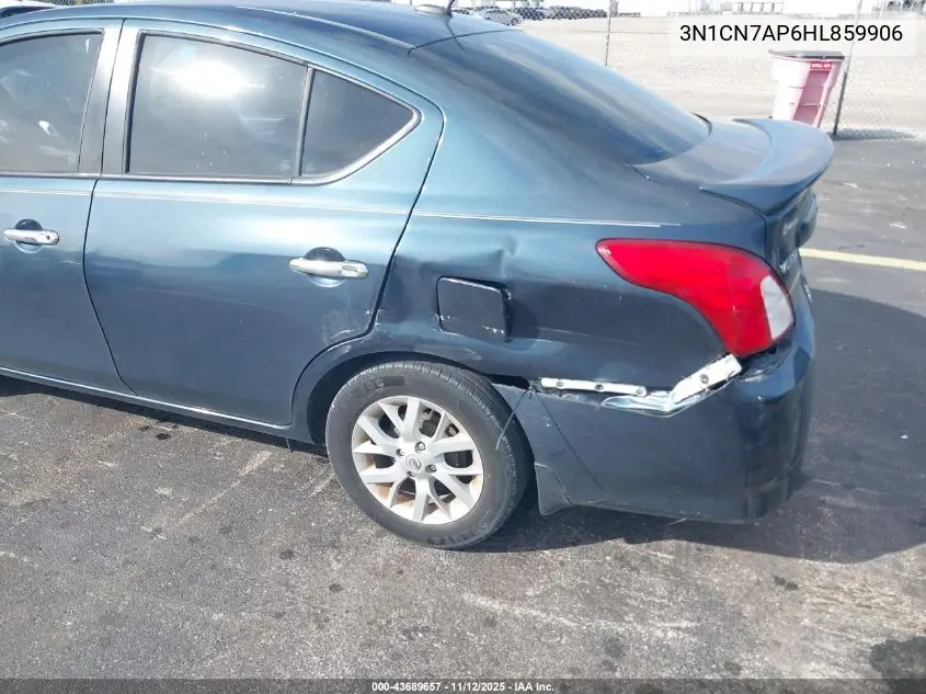 3N1CN7AP6HL859906 2017 Nissan Versa 1.6 Sv