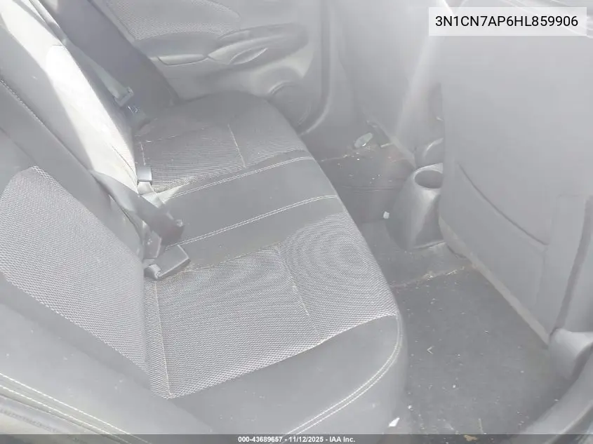 3N1CN7AP6HL859906 2017 Nissan Versa 1.6 Sv