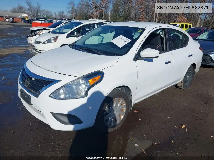 3N1CN7AP7HL882871 2017 Nissan Versa 1.6 Sv