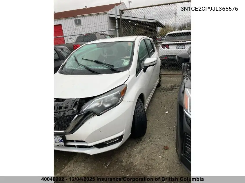 3N1CE2CP9JL365576 2018 Nissan Versa
