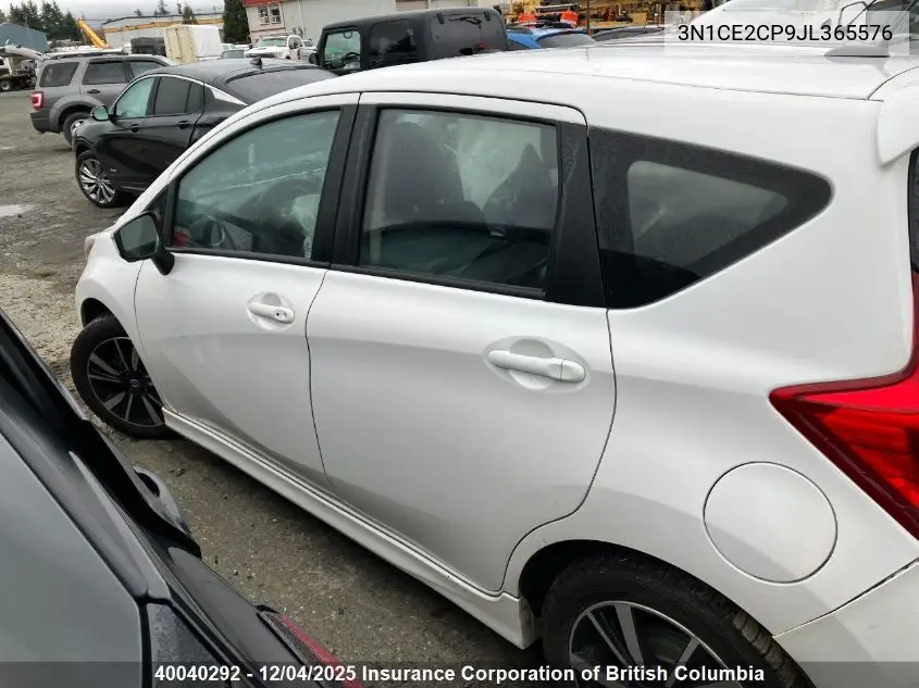 3N1CE2CP9JL365576 2018 Nissan Versa