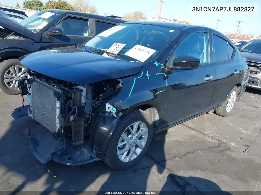 3N1CN7AP7JL882827 2018 Nissan Versa 1.6 Sv