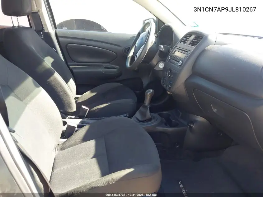 3N1CN7AP9JL810267 2018 Nissan Versa 1.6 S