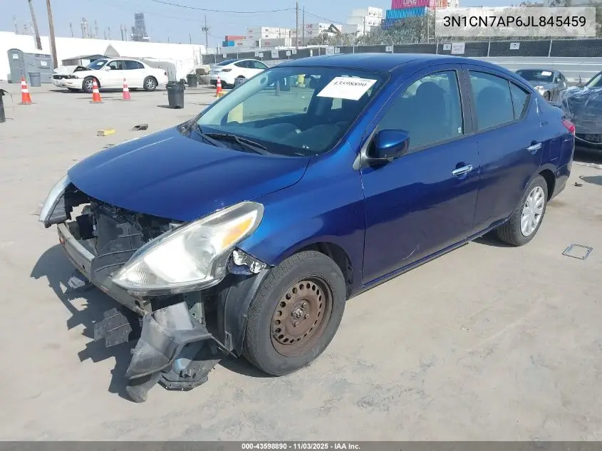 3N1CN7AP6JL845459 2018 Nissan Versa 1.6 Sv