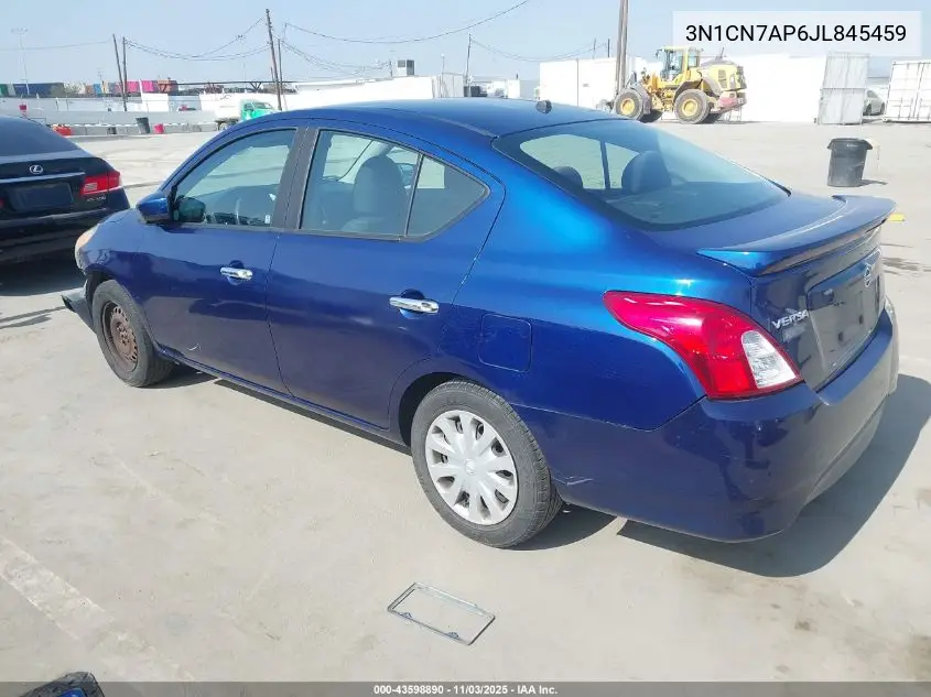 3N1CN7AP6JL845459 2018 Nissan Versa 1.6 Sv