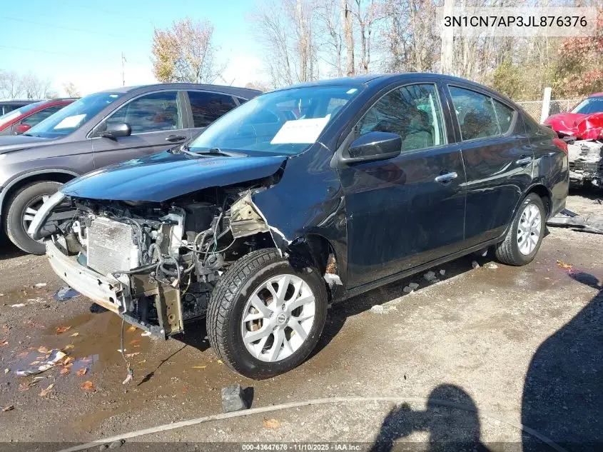 3N1CN7AP3JL876376 2018 Nissan Versa 1.6 Sv