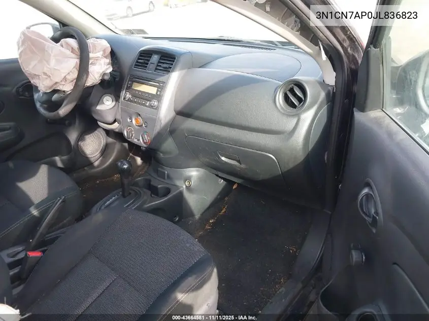 3N1CN7AP0JL836823 2018 Nissan Versa 1.6 S+
