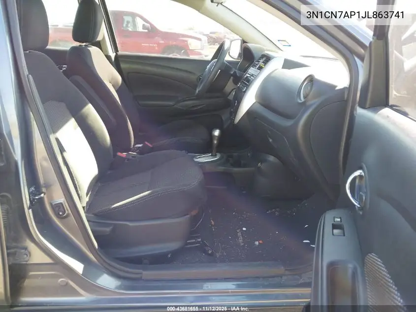 3N1CN7AP1JL863741 2018 Nissan Versa 1.6 Sv