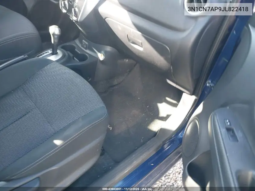 3N1CN7AP9JL822418 2018 Nissan Versa 1.6 Sv