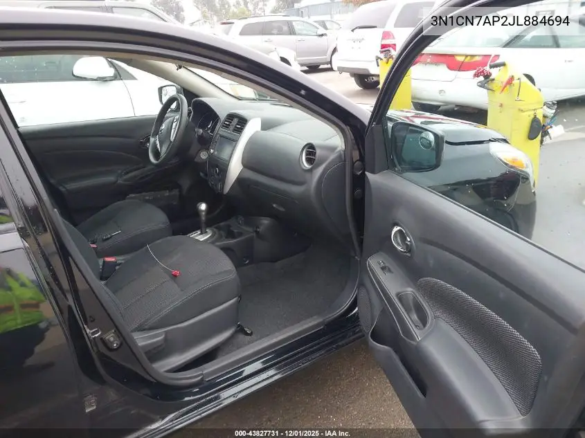 3N1CN7AP2JL884694 2018 Nissan Versa 1.6 Sv