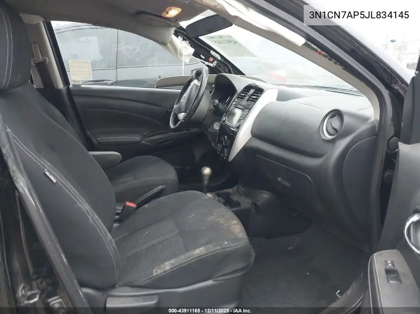 3N1CN7AP5JL834145 2018 Nissan Versa 1.6 Sv