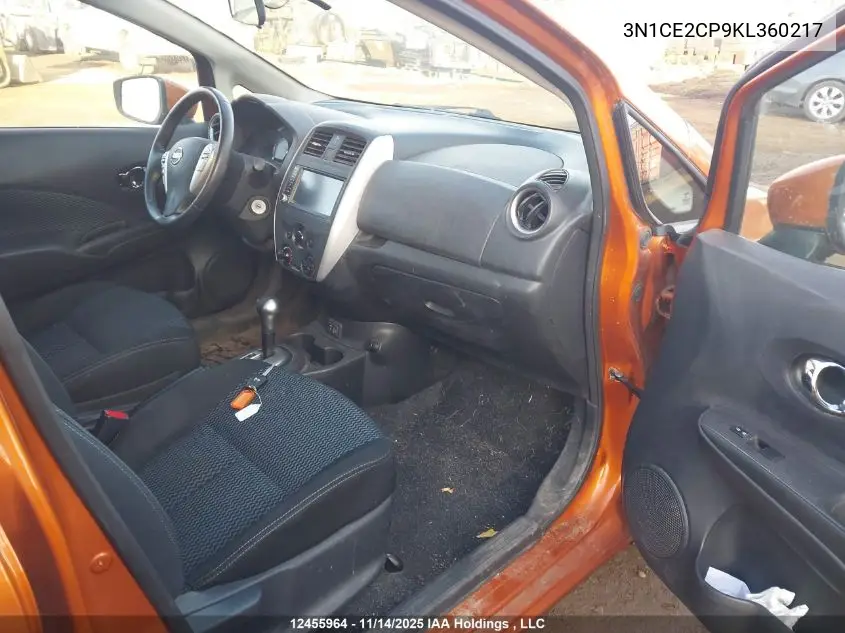 3N1CE2CP9KL360217 2019 Nissan Versa