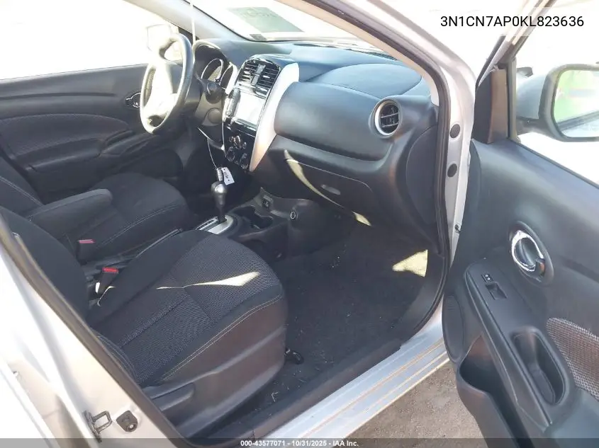 3N1CN7AP0KL823636 2019 Nissan Versa 1.6 Sv