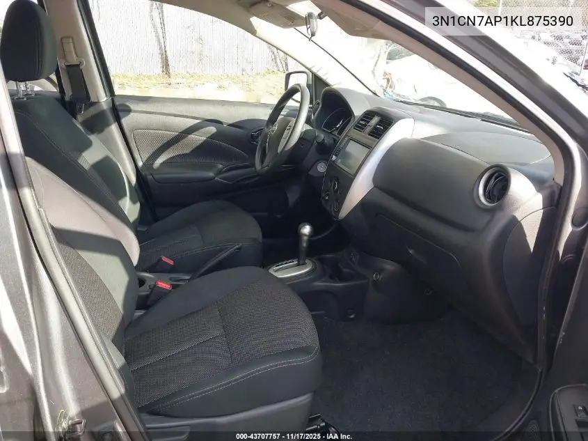 3N1CN7AP1KL875390 2019 Nissan Versa 1.6 Sv