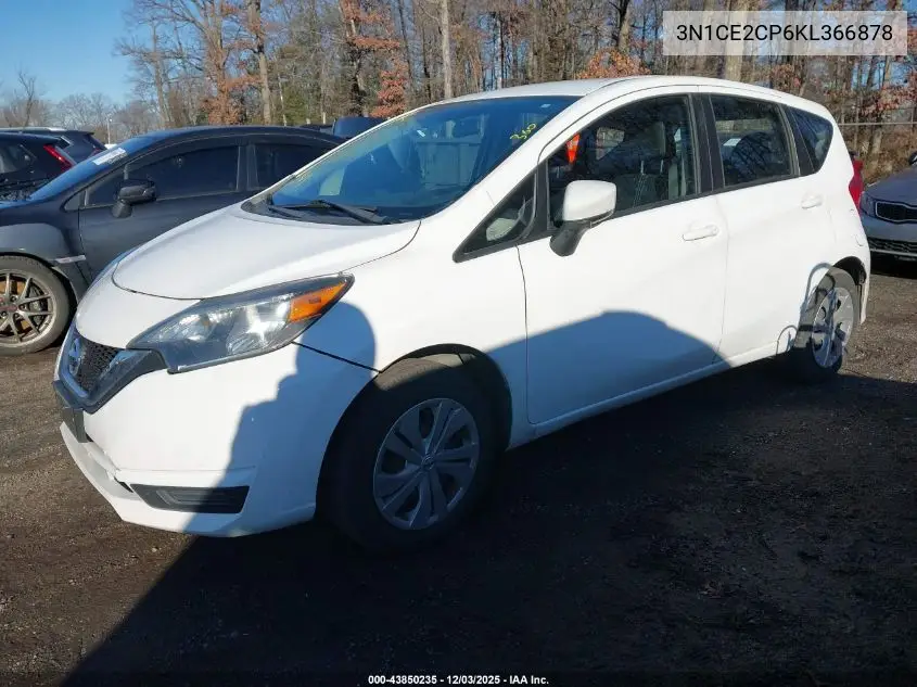3N1CE2CP6KL366878 2019 Nissan Versa Note Sv