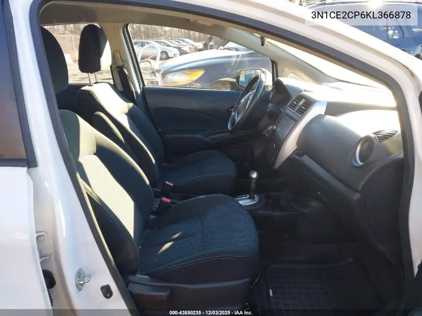 3N1CE2CP6KL366878 2019 Nissan Versa Note Sv