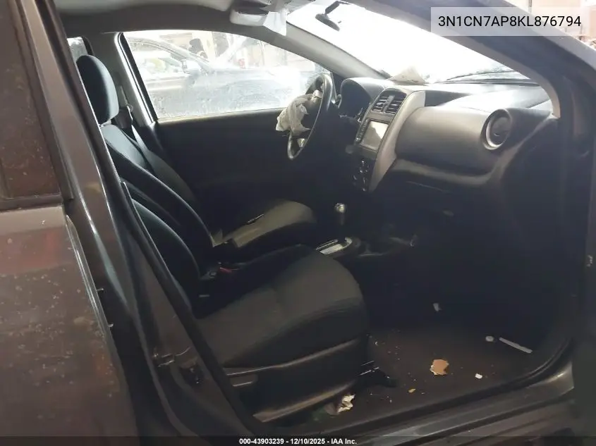 3N1CN7AP8KL876794 2019 Nissan Versa 1.6 Sv