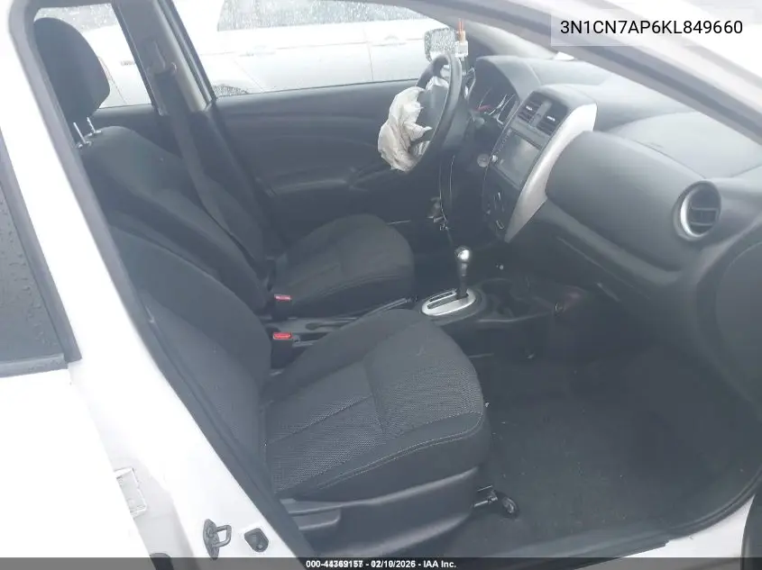 3N1CN7AP6KL849660 2019 Nissan Versa 1.6 Sv