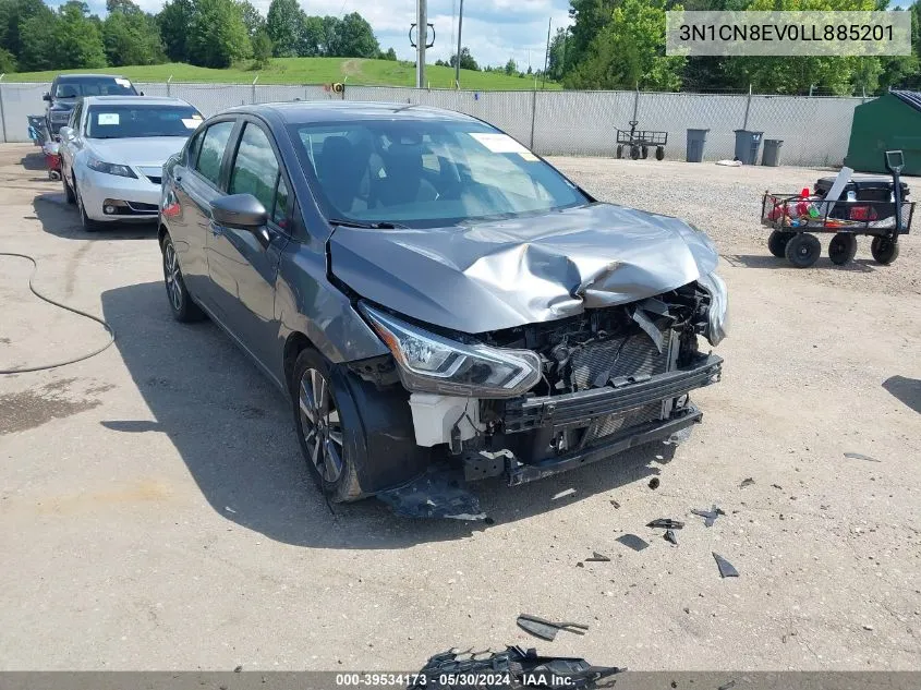 2020 Nissan Versa Sv Xtronic Cvt VIN: 3N1CN8EV0LL885201 Lot: 39534173