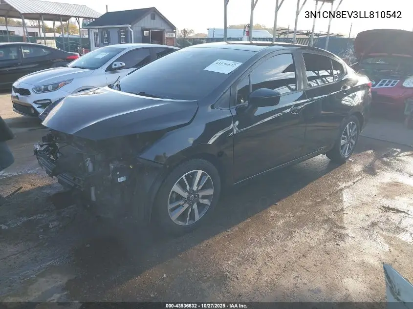 3N1CN8EV3LL810542 2020 Nissan Versa Sv Xtronic Cvt