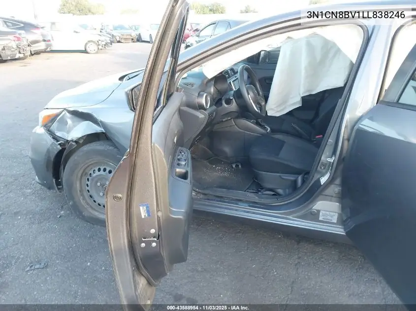 3N1CN8BV1LL838246 2020 Nissan Versa S 5-Speed Manual Transmission