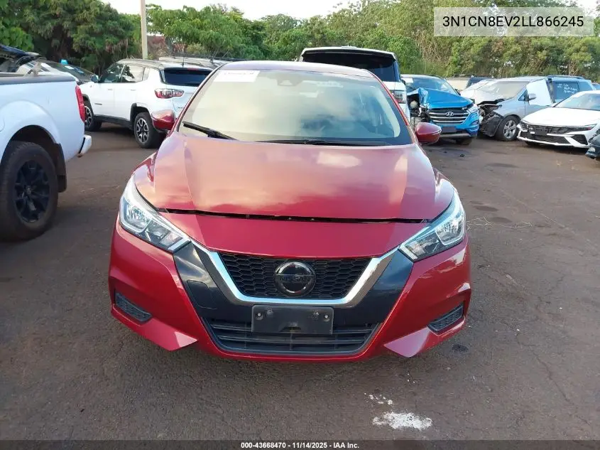 3N1CN8EV2LL866245 2020 Nissan Versa Sv Xtronic Cvt