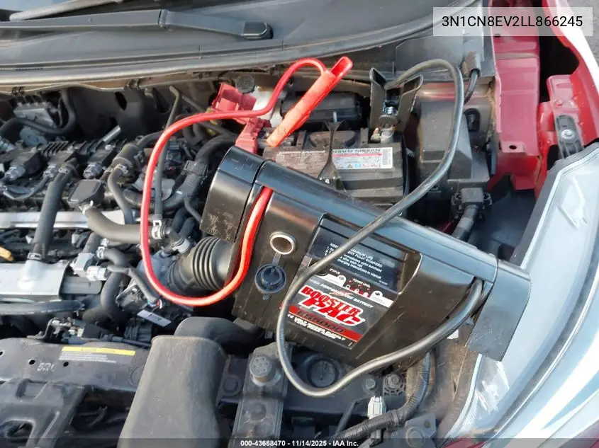 3N1CN8EV2LL866245 2020 Nissan Versa Sv Xtronic Cvt