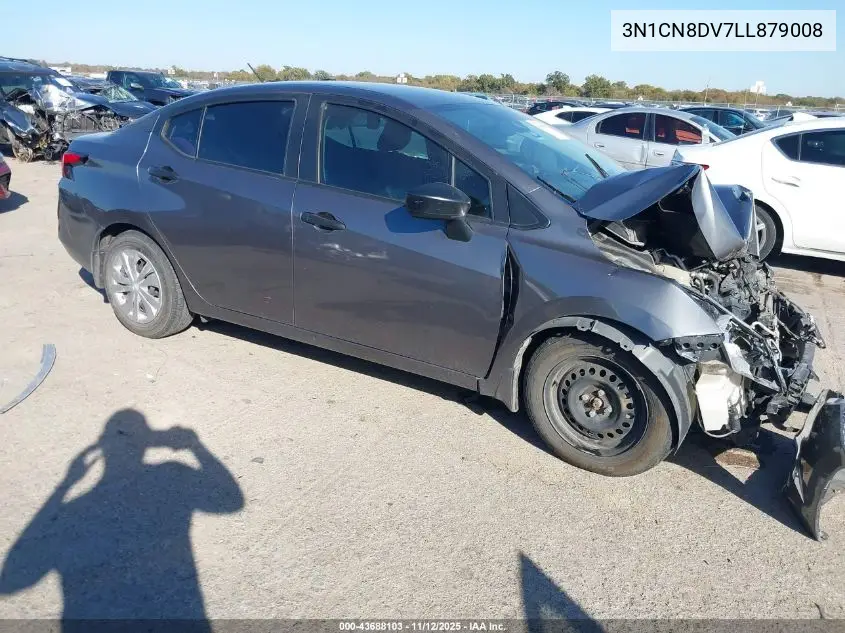 3N1CN8DV7LL879008 2020 Nissan Versa S Xtronic Cvt