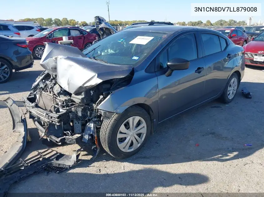 3N1CN8DV7LL879008 2020 Nissan Versa S Xtronic Cvt