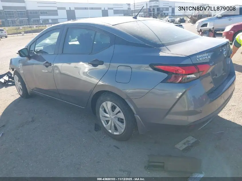 3N1CN8DV7LL879008 2020 Nissan Versa S Xtronic Cvt