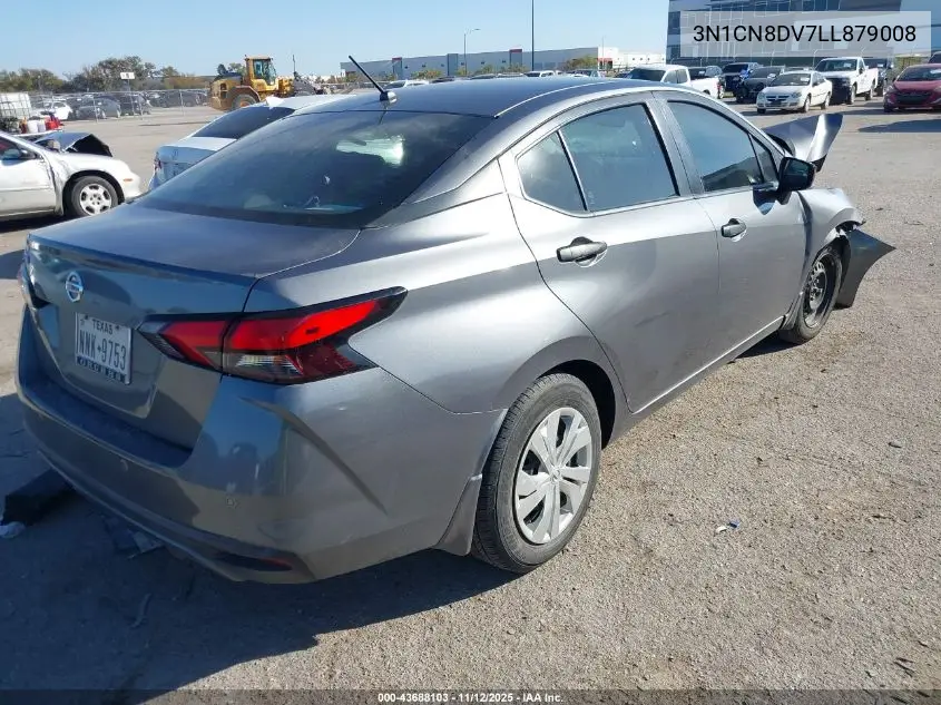 3N1CN8DV7LL879008 2020 Nissan Versa S Xtronic Cvt