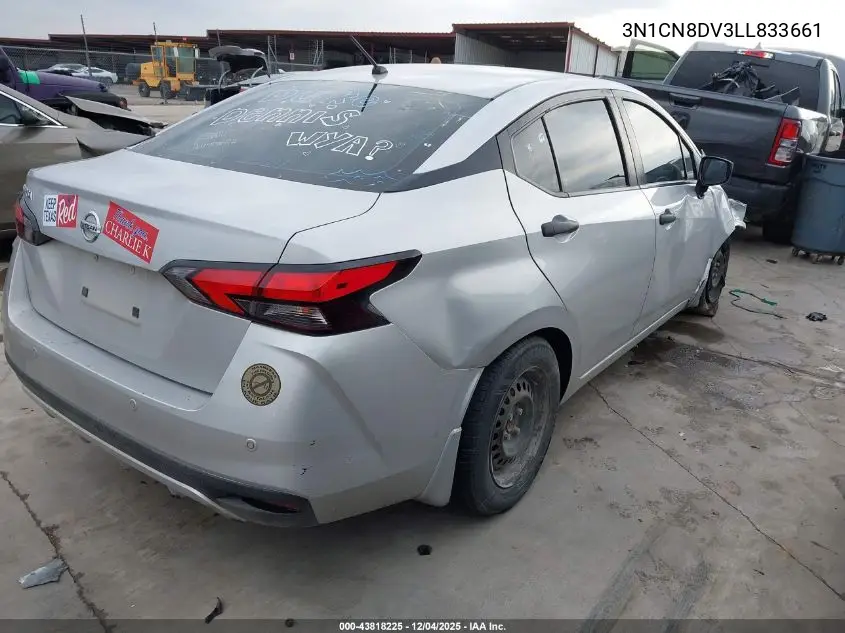 3N1CN8DV3LL833661 2020 Nissan Versa S Xtronic Cvt