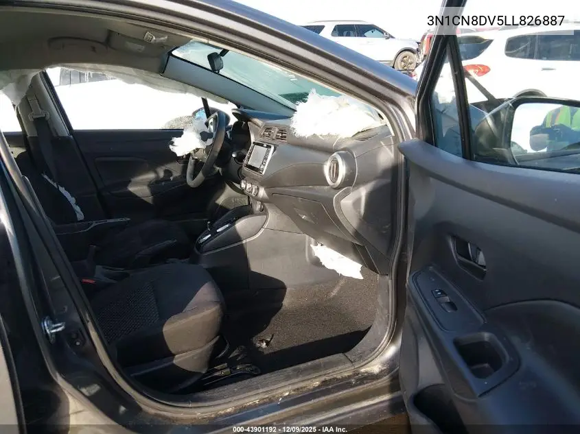 3N1CN8DV5LL826887 2020 Nissan Versa S Xtronic Cvt