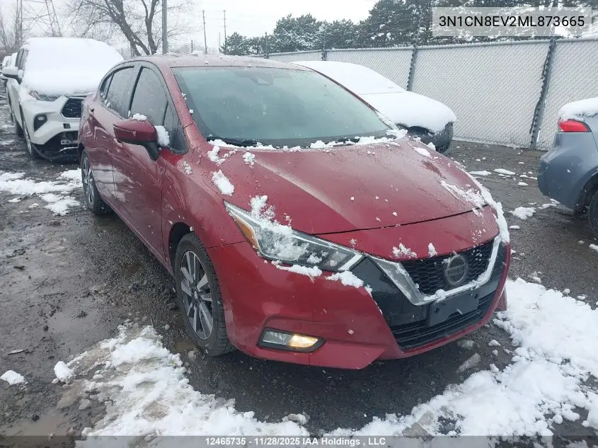 3N1CN8EV2ML873665 2021 Nissan Versa Sv