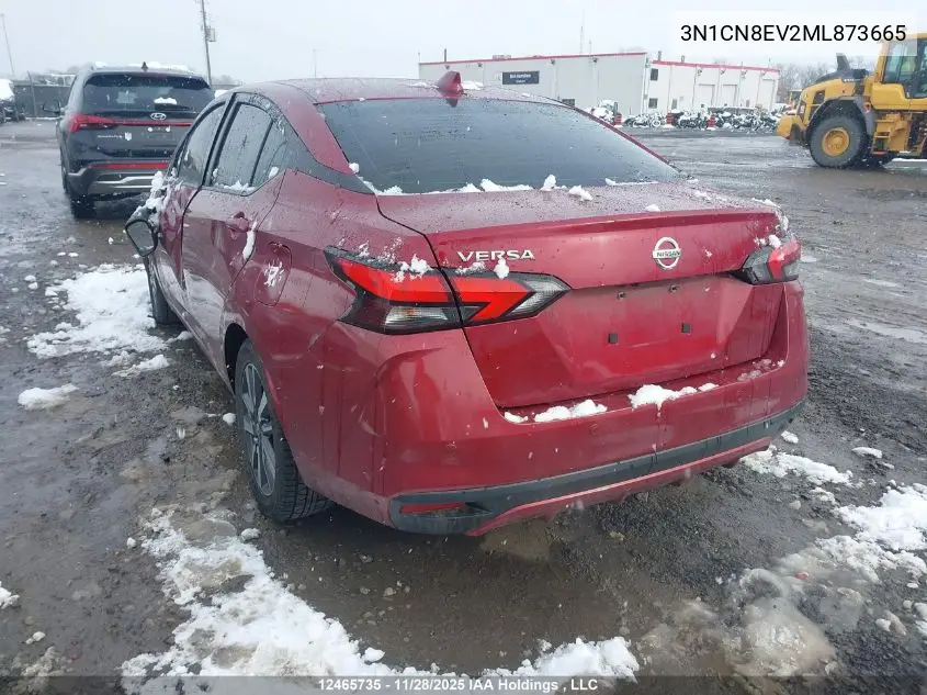 3N1CN8EV2ML873665 2021 Nissan Versa Sv