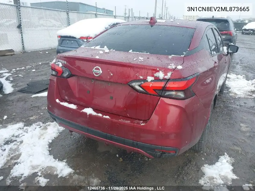 3N1CN8EV2ML873665 2021 Nissan Versa Sv