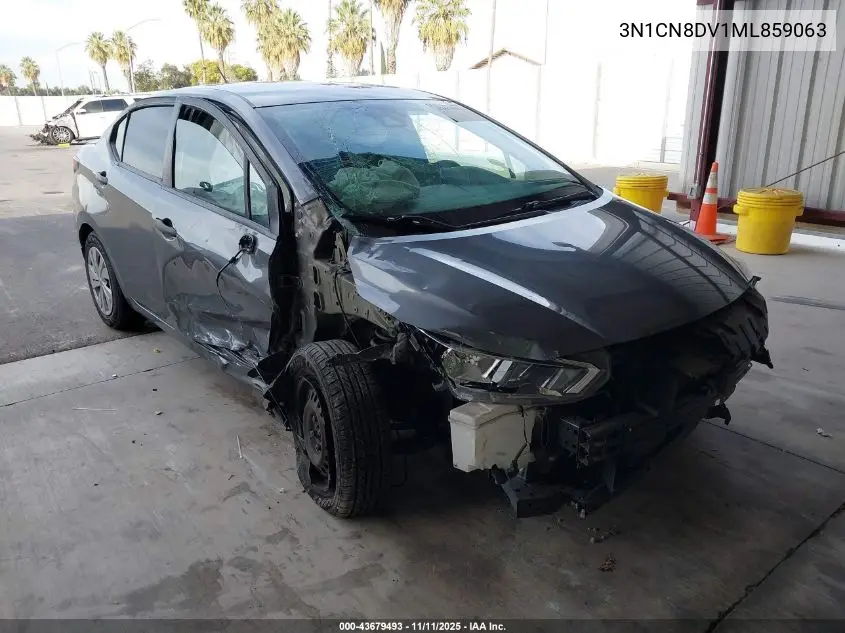 3N1CN8DV1ML859063 2021 Nissan Versa S Xtronic Cvt