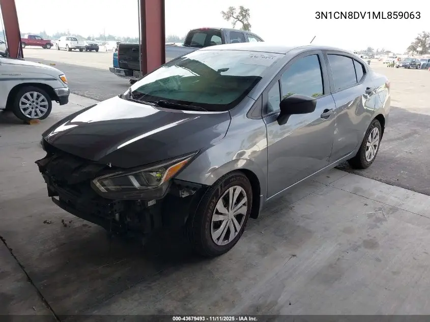 3N1CN8DV1ML859063 2021 Nissan Versa S Xtronic Cvt