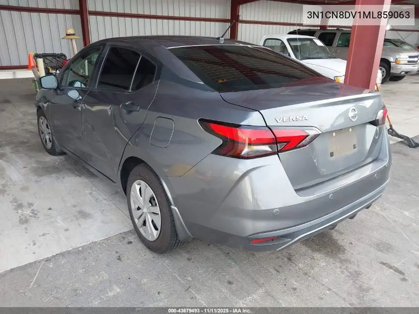 3N1CN8DV1ML859063 2021 Nissan Versa S Xtronic Cvt