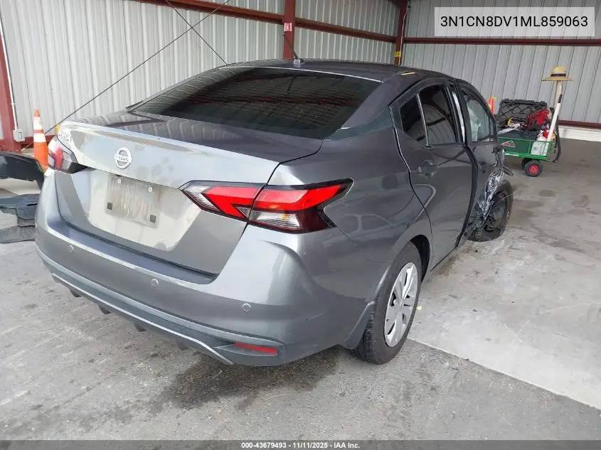 3N1CN8DV1ML859063 2021 Nissan Versa S Xtronic Cvt