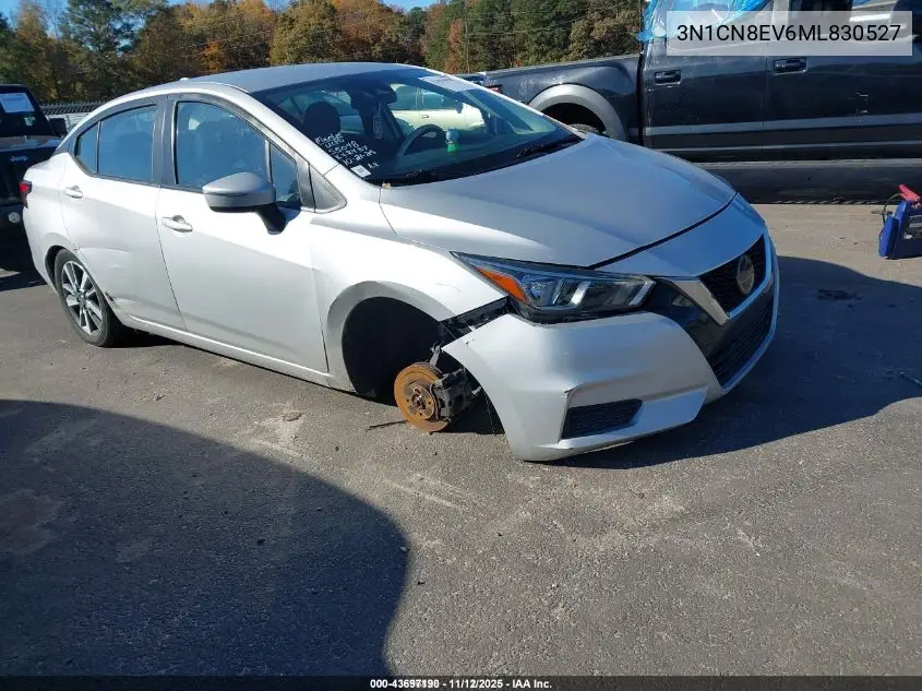 3N1CN8EV6ML830527 2021 Nissan Versa Sv Xtronic Cvt