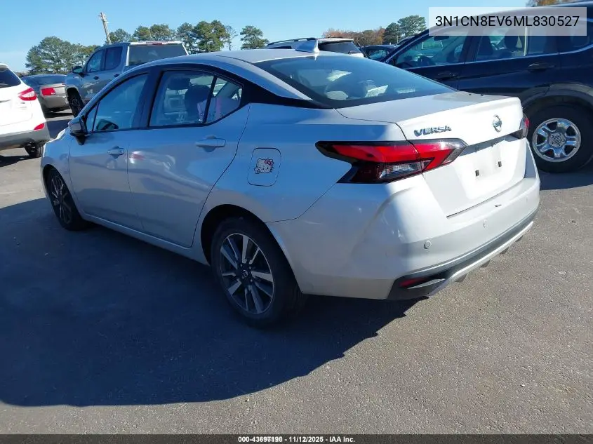 3N1CN8EV6ML830527 2021 Nissan Versa Sv Xtronic Cvt