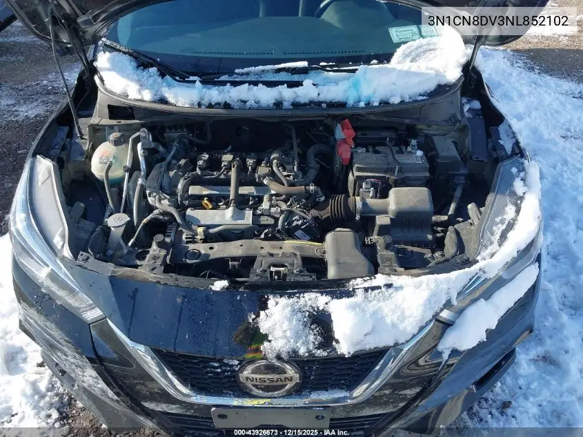 3N1CN8DV3NL852102 2022 Nissan Versa S