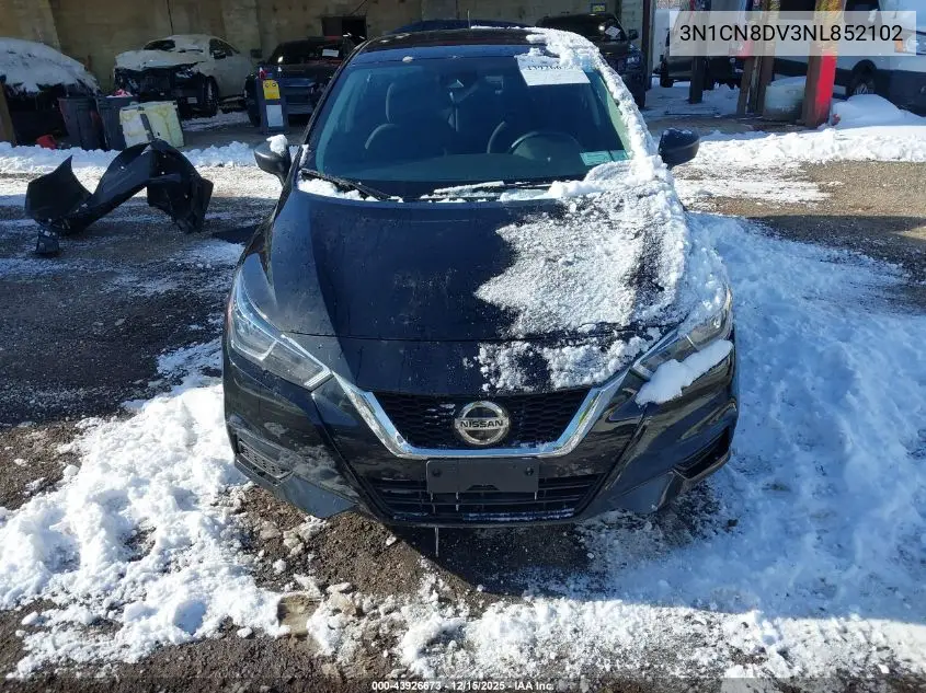 3N1CN8DV3NL852102 2022 Nissan Versa S