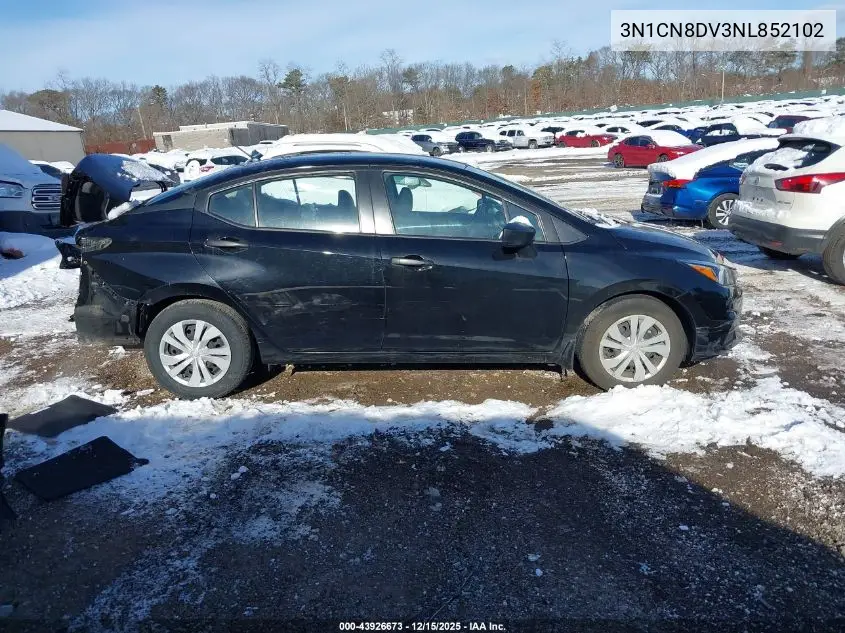 3N1CN8DV3NL852102 2022 Nissan Versa S