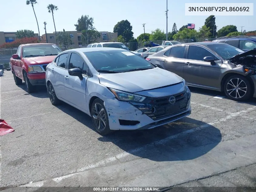 2023 Nissan Versa 1.6 Sr Xtronic Cvt VIN: 3N1CN8FV2PL860692 Lot: 39512317