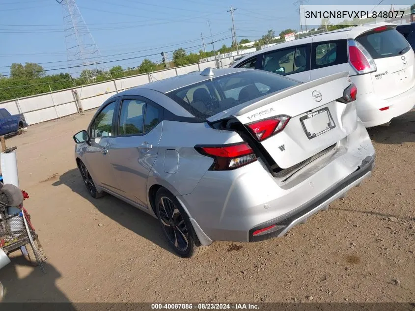 2023 Nissan Versa 1.6 Sr Xtronic Cvt VIN: 3N1CN8FVXPL848077 Lot: 40087885