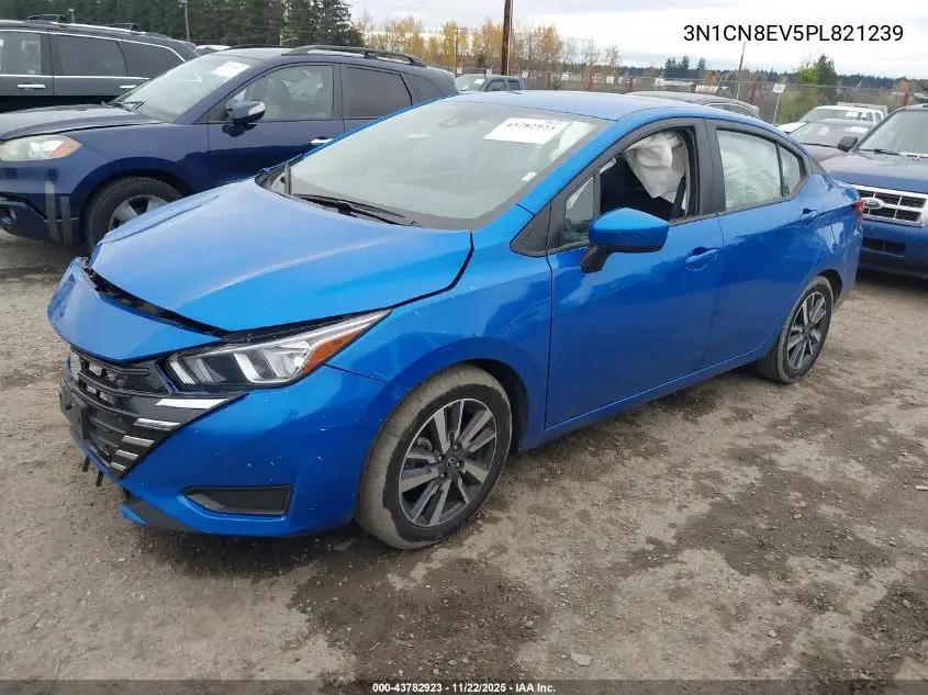 3N1CN8EV5PL821239 2023 Nissan Versa 1.6 Sv Xtronic Cvt